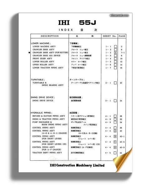 ihi parts catalog online